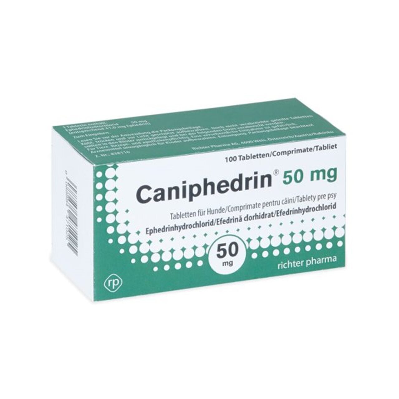 TRATAMENTUL INCONTINENTEI URINARE LA CAINI CANIPHEDRIN 50MG (100 TB/CUT)