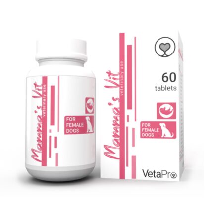 VETAPRO MAMMAS VIT CAINI FEMELE GESTATIE LACTATIE 60TAB/CUT COMPLEX MULTIVITAMINE SI MINERALE