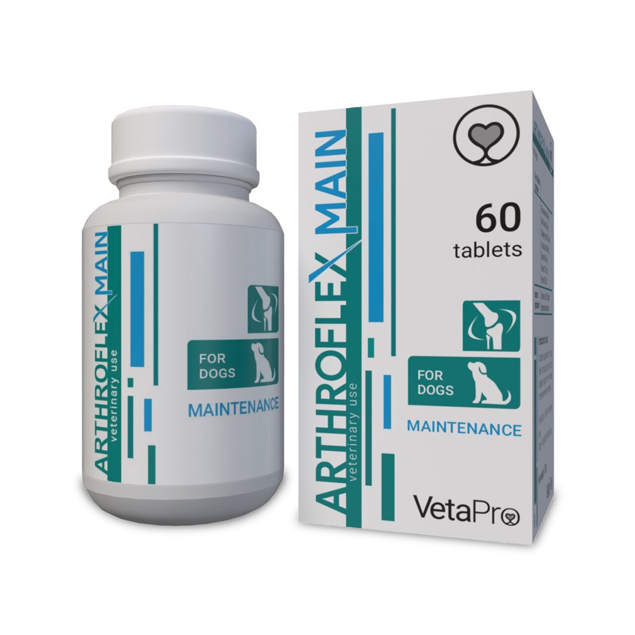 VETAPRO ARTHROFLEX-MAIN FAZA 2 60TAB/CUT SUPORT ARTICULATII SI CARTILAJE CAINI