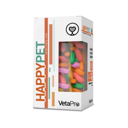 VETAPRO HAPPY PET 100TAB/CUT COMPLEX MULTIVITAMINE SI MINERALE CATELUSI