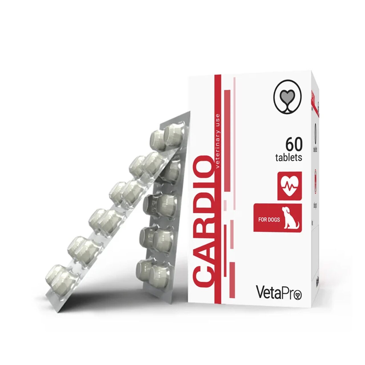 VETAPRO CARDIO 60TAB/CUT SANATATE CARDIOVASCULARA CAINI DE TOATE RASELE