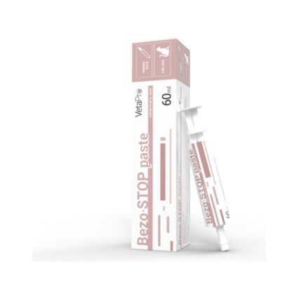 VETAPRO BEZO-STOP PASTE SERINGA 60ML SUPORT GASTROINTESTINAL PISICI