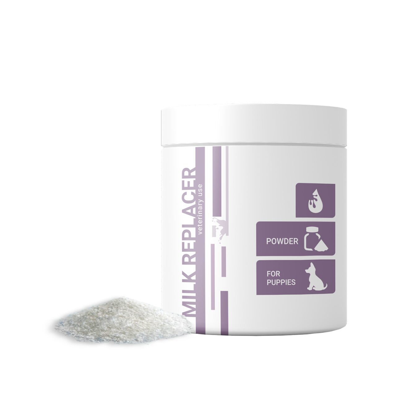 VETAPRO SET MILK REPLACER PUPPY 330G + BIBERON PENTRU CATELUSI