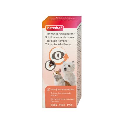 BEAPHAR TEAR STAIN REMOVER LOTIUNE INDEPARTARE PETE LACRIMI PENTRU CAINI SI PISICI 50ML