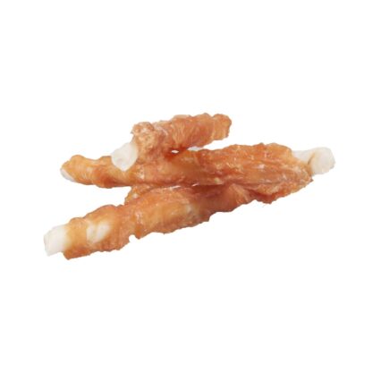 RECOMPENSE PENTRU CAINI FLAMINGO SNACK BATON PIELE SI PUI 6x12CM