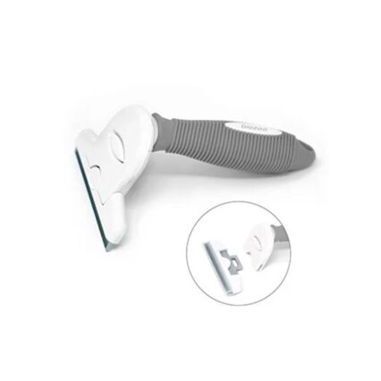 BIOZOO PERIE CU CUTIT DETASABIL SI MANER ANTIBACTERIAN CAINI SI PISICI S 14.5x7.5CM