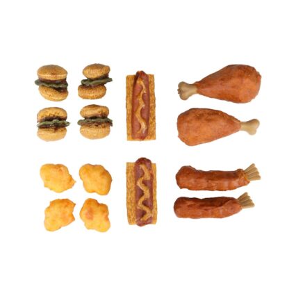 FLAMINGO RECOMPENSE PENTRU CAINI FAST FOOD BOX TAKE AWAY 260G