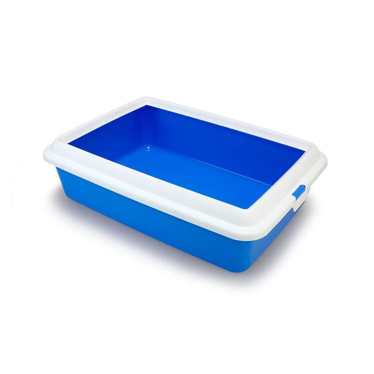 LITIERA MPS MICIO HYDRA BLUE 42x33x14(h)cm WHITE FRAME