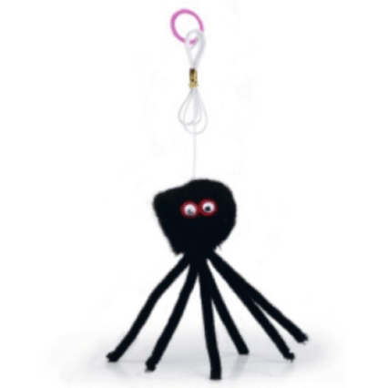 Jucarie din plus pentru pisici Paianjen 15 cm