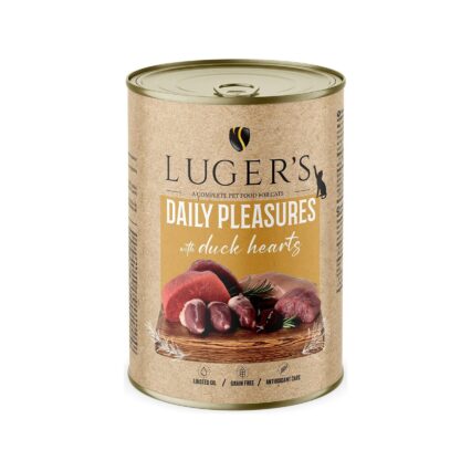 LUGER'S HRANA UMEDA CONSERVA PISICI CU INIMI DE RATA 400G