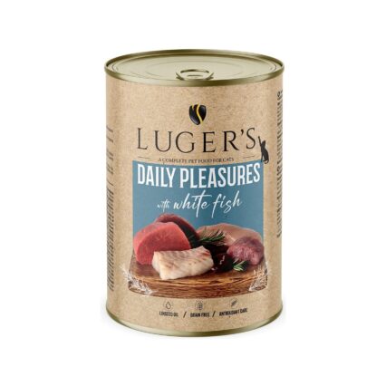 LUGER'S HRANA UMEDA CONSERVA PISICI CU PESTE ALB 400G