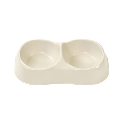 CASTRON DIN PLASTIC PENTRU CAINI SI PISICI MPS MAYA DUBLU M WHITE