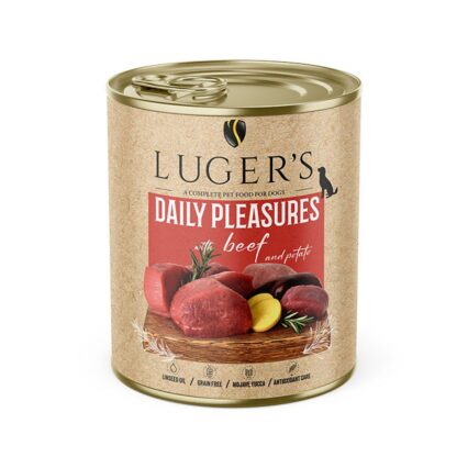 LUGER'S HRANA UMEDA CONSERVA CAINI CU VITA & CARTOF 800G