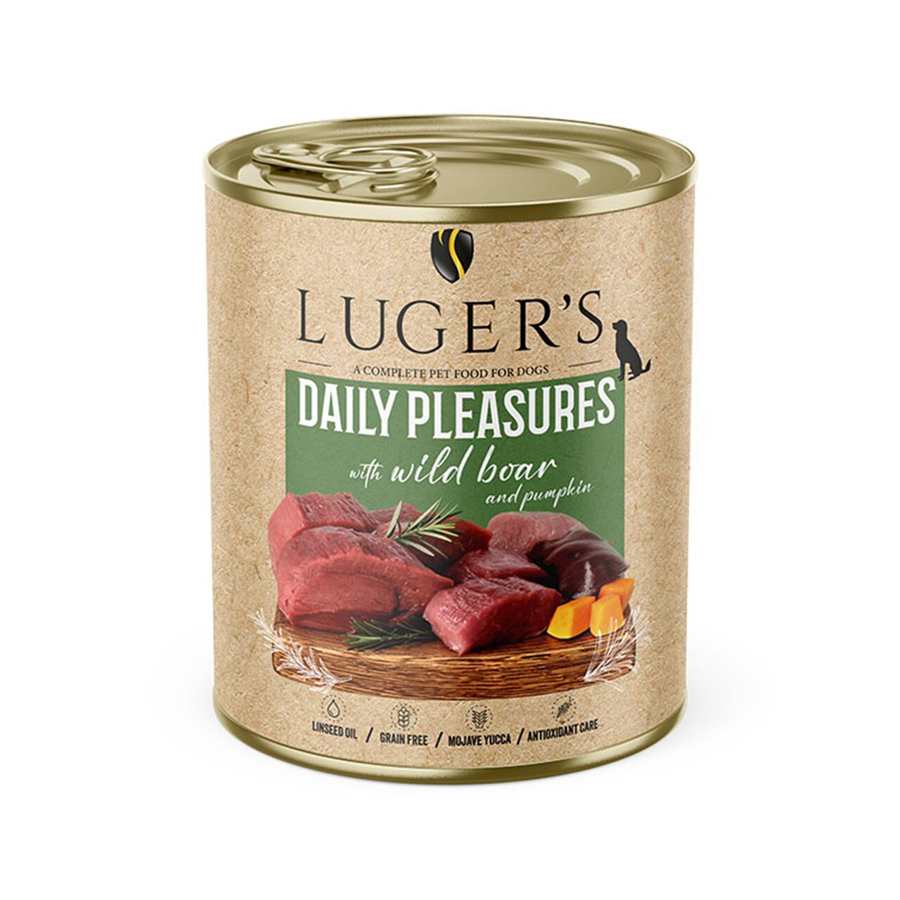 LUGER'S HRANA UMEDA CONSERVA CAINI CU MISTRET & DOVLEAC 800G