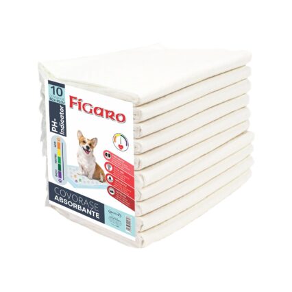 FIGARO PH INDICATOR COVOR ABSORBANT PENTRU CAINI 60x45CM (10BUC/PCH)