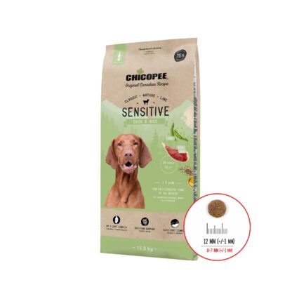 HRANA USCATA PENTRU CAINI SUPER PREMIUM CHICOPEE CNL SENSITIVE DUCK&RICE 15KG
