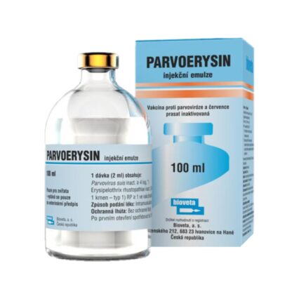 PARVOERYSIN VACCIN PARVOVIROZA SI RUJET LA PORCI 100ML (50 DOZE)
