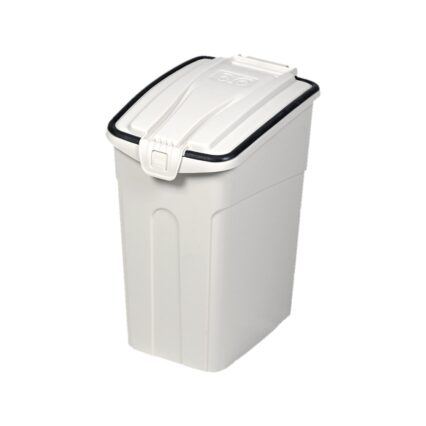 CONTAINER PENTRU PASTRARE HRANA USCATA CAINI SI PISICI OTO S WHITE 14L 32x19x35(h)cm