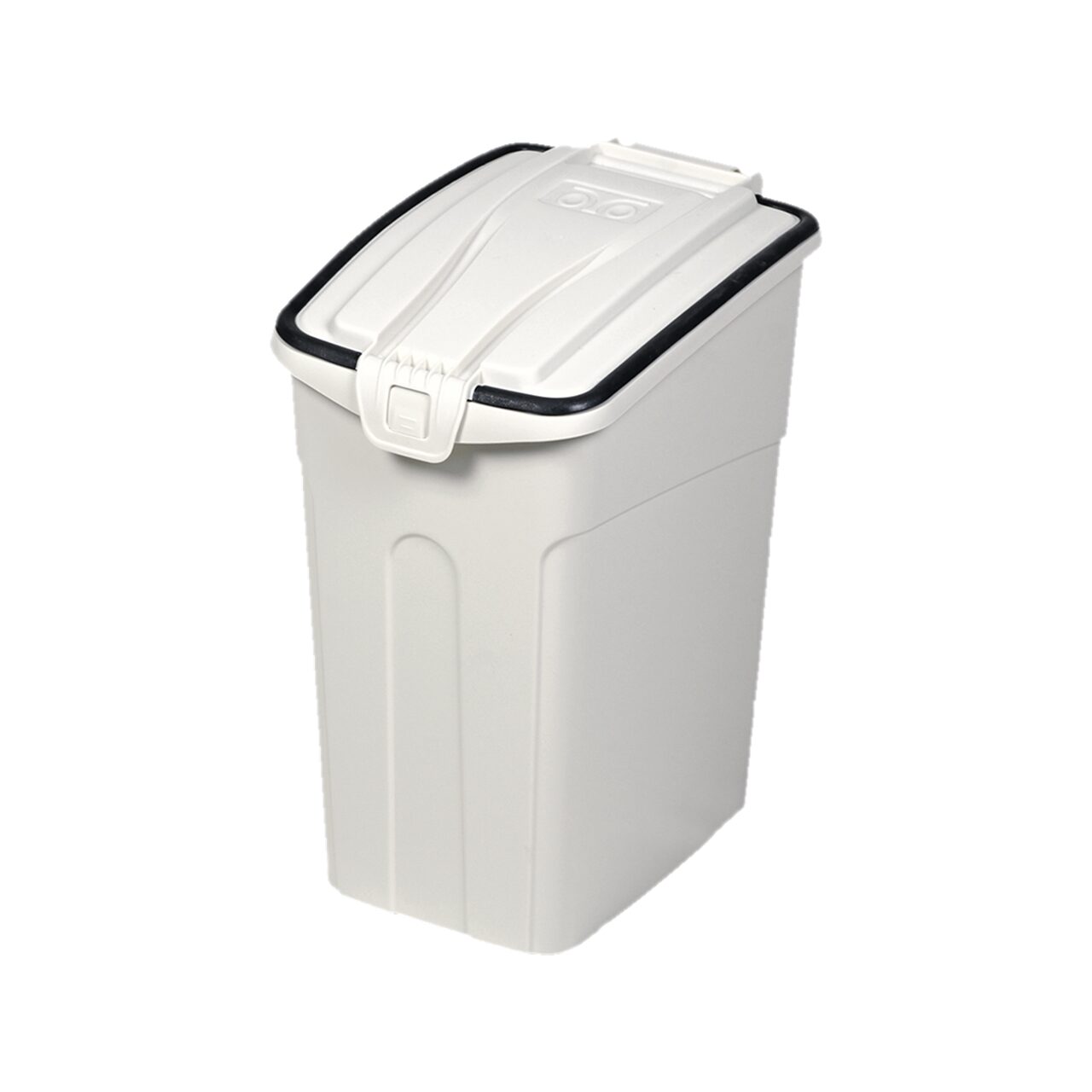 CONTAINER PENTRU PASTRARE HRANA USCATA CAINI SI PISICI OTO S WHITE 14L 32x19x35(h)cm