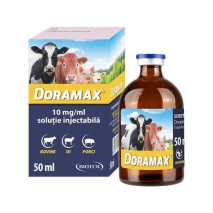 DORAMAX (DORAMECTINA) INJ 10MG/ML ANTIPARAZITAR INTERN SI EXTERN BOVINE/OI/PORCI 50ML