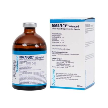 DORAFLOX 10% (ENROFLOXACINA) ANTIINFECTIOS INJECTABIL 100ML