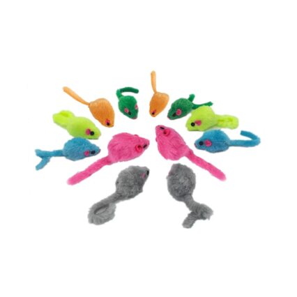 JUCARIE PENTRU PISICI SET 60 SOARECI PLUS 5CM