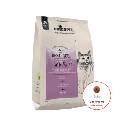 HRANA USCATA PENTRU PISICI SUPER PREMIUM CHICOPEE CNL SENIOR BEST AGE POULTRY 400G