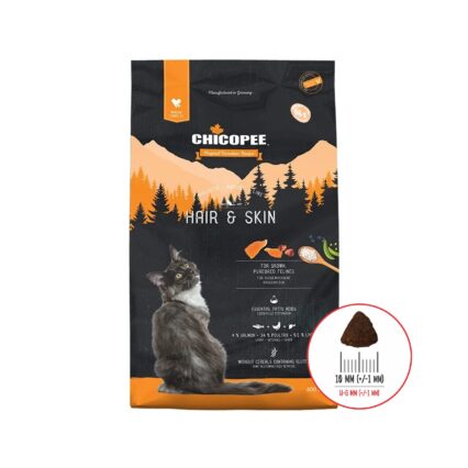 HRANA USCATA PENTRU PISICI SUPER PREMIUM CHICOPEE HNL HAIR&SKIN 400G