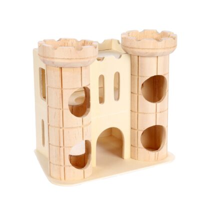 JUCARIE HAMSTERI CASTEL LEMN FLAMINGO 16x11x15H