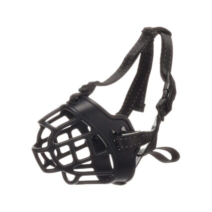 BOTNITA AJUSTABILA PENTRU CAINI SILICON BENZO M NEAGRA FLAMINGO 11CM 40.5-59CM