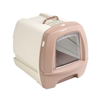 LITIERA PENTRU PISICI MPS RETRO 80'S MARSALA 50x40x42(h)cm