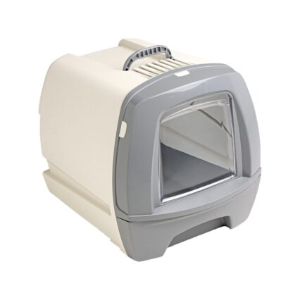 LITIERA PENTRU PISICI MPS RETRO 80'S GREY 50x40x42(h)cm