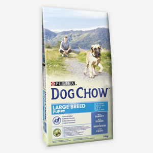 Dog Chow Puppy Large Breed Turkey 14 kg