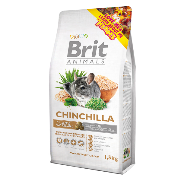 Brit Animals Chinchilla Complete 1,5 kg