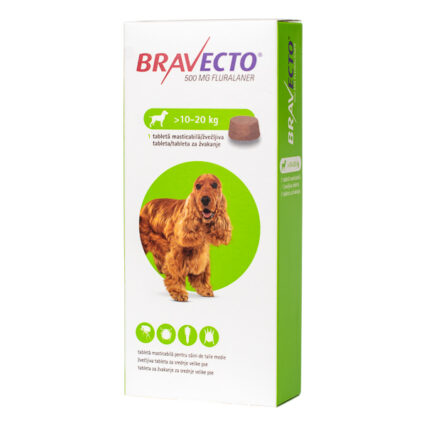 Bravecto 500 mg (10-20 kg) 1 tbl