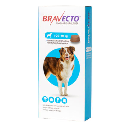 Bravecto 1000 mg (20-40 kg) 1 tbl