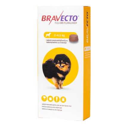 Bravecto 112,50 mg (2-4,5 kg) 1 tbl