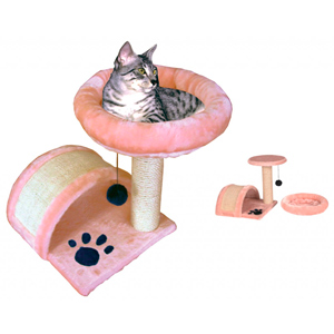 Ansamblu de joaca pentru pisici cu pat 42 cm