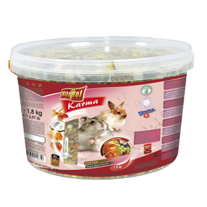 Hrana cu fructe pentru hamsteri si iepuri 1.8 kg