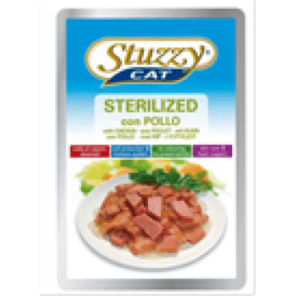 Hrana umeda pentru pisici Stuzzy Sterilised cu pui 100 g