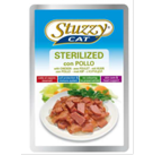 Hrana umeda pentru pisici Stuzzy Sterilised cu pui 100 g
