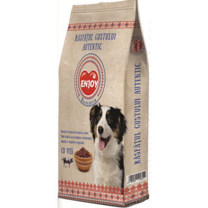 Hrana uscata pentru caini ‚ÄãEnjoy Rasfatul Gustului cu vita 10 kg