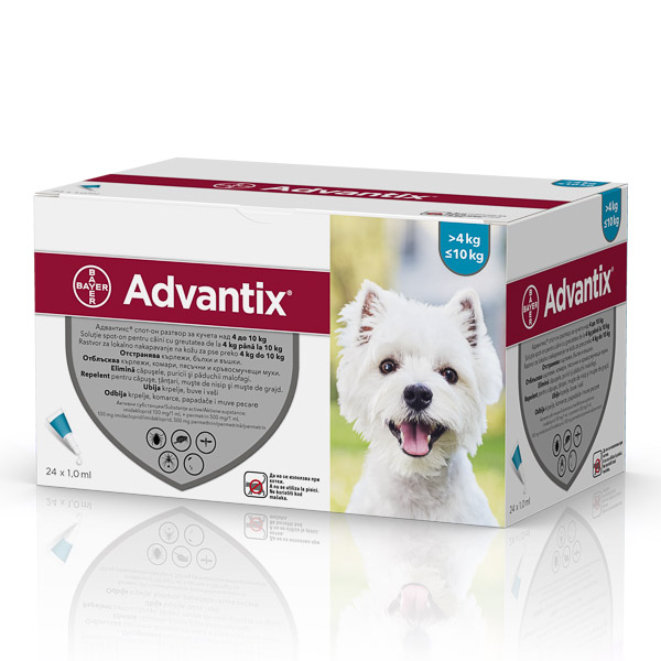 Advantix 100 (4-10 kg) x 24 pipete