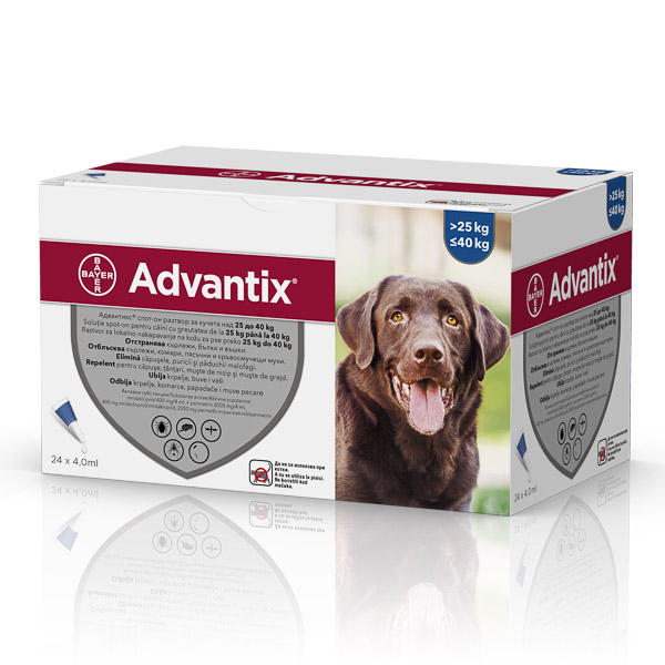 Advantix 400 (25-40 kg) x 24 pipete