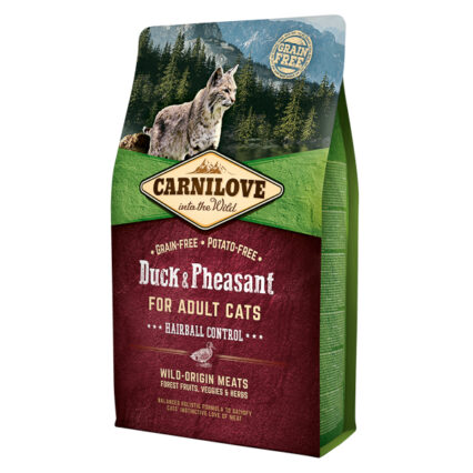 Carnilove Duck & Pheasant Cats Hairball Control 2 kg