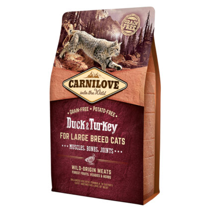 Carnilove Duck & Turkey Large Breed Cats 2 kg