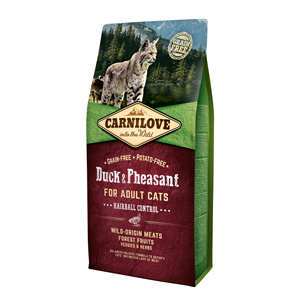 Carnilove Duck & Pheasant Cats Hairball Control 6 kg