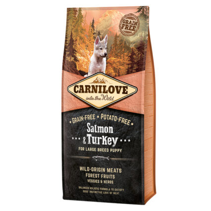 Carnilove Salmon & Turkey Large Breed Puppy 12 kg
