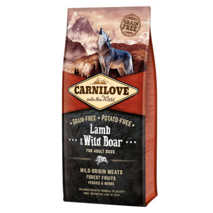 Carnilove Lamb & Wild Boar Adult Dog 12 kg
