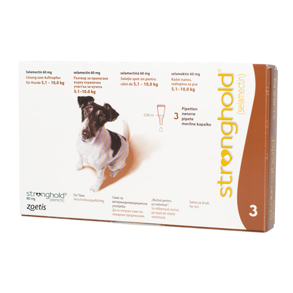 Stronghold 60 mg 5-10 kg x 3 pipete